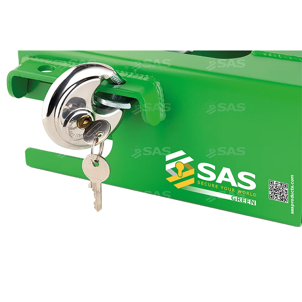 SAS Green Vault Hitchlock with Padlock
