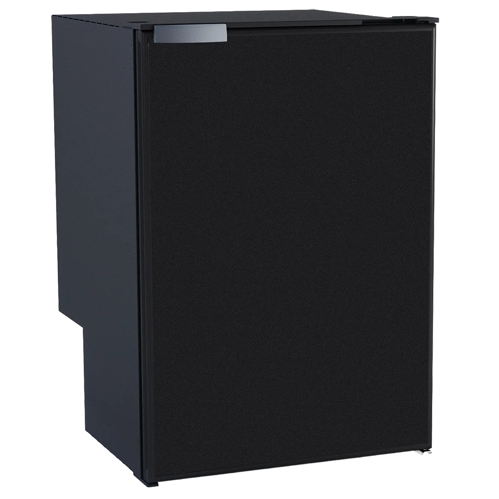Vitrifrigo 115L Front-Opening Compressor Fridge with Ice Box – Black Door (VFC115IBL)