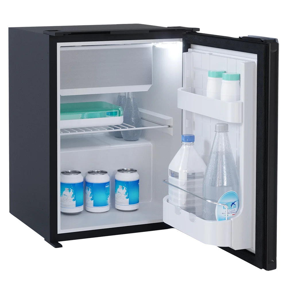 VitriFrigo C39i 39L Black Fridge 12/24v Chrome lock