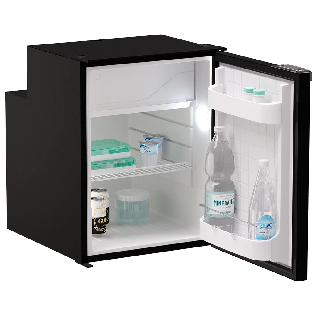 Vitrifrigo C90i 90L Black door Front Opening Fridge - with ice box