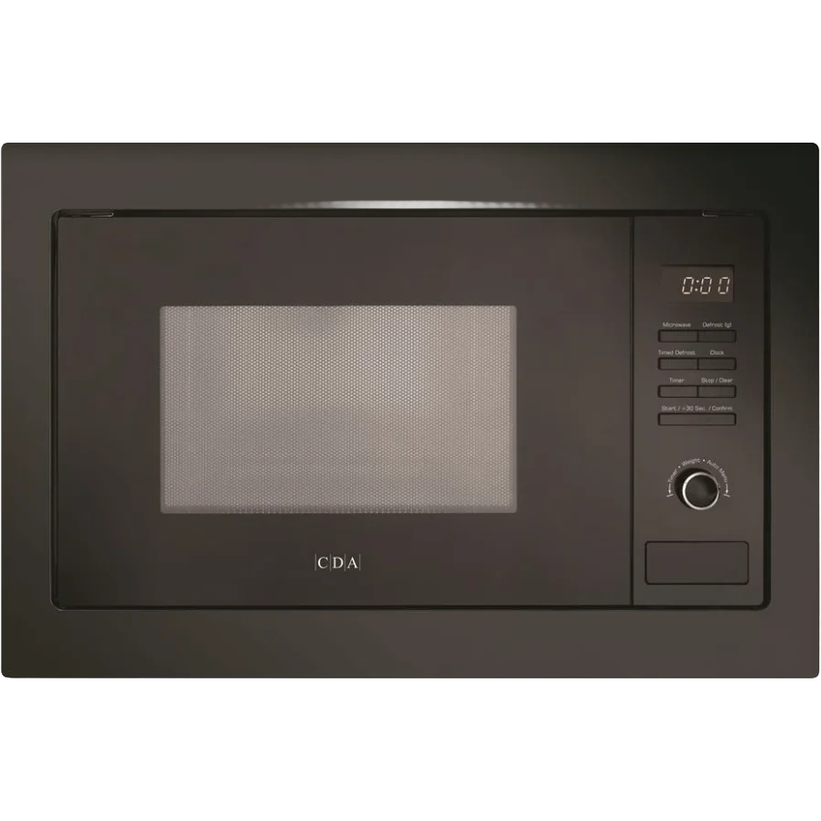 CDA 900w Built In Microwave Oven - Black VM131BL