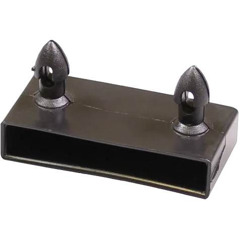 Black Plastic Shoe for Bed Slats W3447