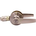 Handle Set with Privacy Lock Satin Nickel C/W 25mm Tubular Latch W3498