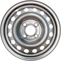 5.5J x 14 Steel Wheel 100mm x 4 Stud Silver