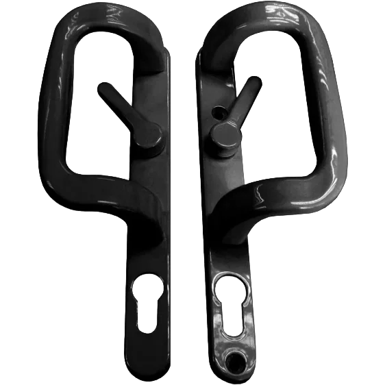 Sliding Inline Patio Door Handles XL Locking Black XL/L/B - image 3